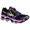 Tênis Feminino Estilo Mizuno Prophecy 2 - PRETO C/ ROSA